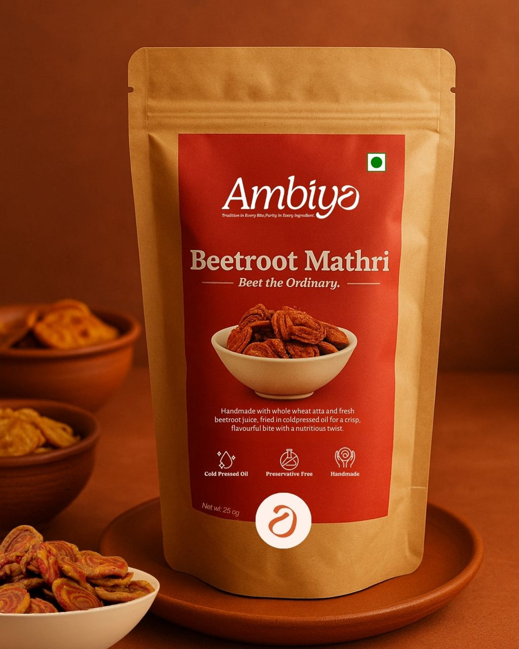 Beetroot Mathri - Beet the Ordinary 250G