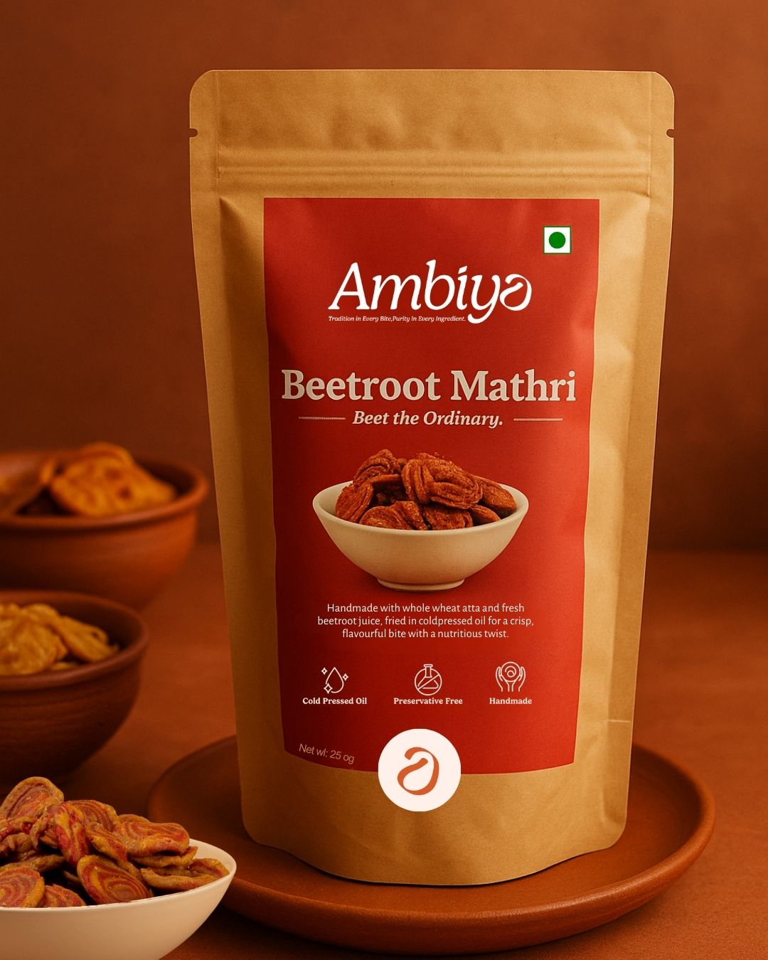 Beetroot Mathri - Beet the Ordinary 250G